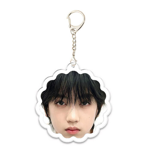 
Zhang Guiyuan's new peripheral double-sided transparent keychain school bag pendant to support students' gift customization KXPB16778 5CM