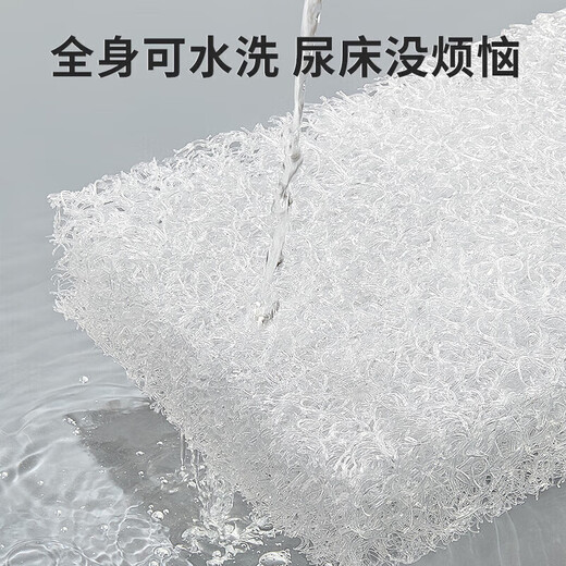 Limengsi Air Fiber Mattress 4D Baby Special Children's Splicing Bed Newborn Baby Comfort Mat Maternal and Infant Grade A Class A Xiaguang Purple (High-end Star Quilted Thread Non-Slip Full Body Breathable and Highly Water Permeable) 180*60