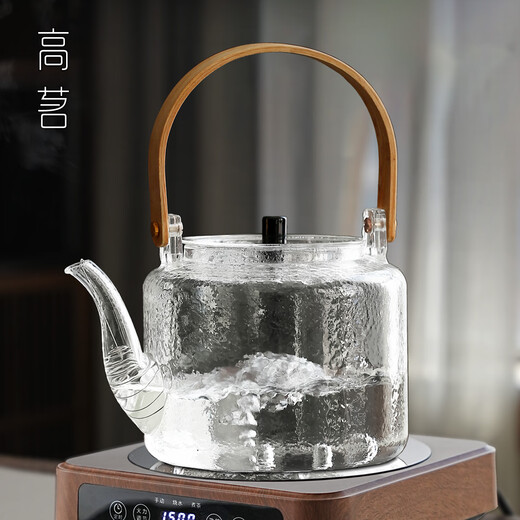 Gaoming (gaoming) 2025 new style steaming dual-purpose tea kettle electric ceramic stove special glass kettle high temperature resistant tea kettle lifting kettle household Qingquan kettle