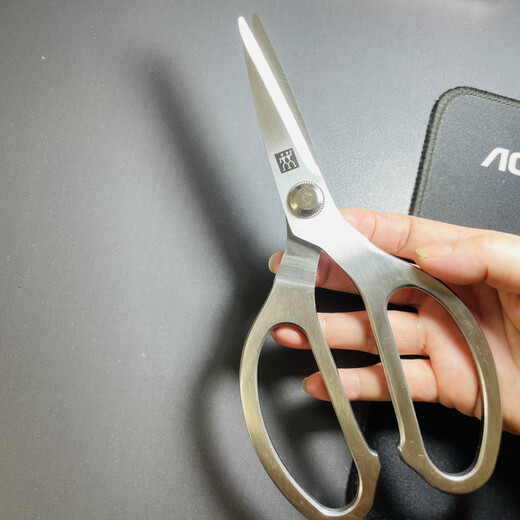 ZWILLING – ciseaux de cuisine monobloc tout en acier, ciseaux multifonctionnels, ciseaux en acier tranchants pour la maison