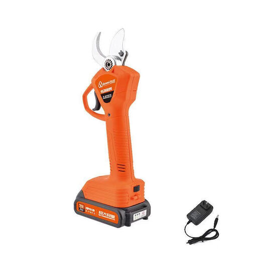 Aowei rechargeable apple tree shears lithium battery cordless electric pruning shears gardening pruning garden thick branches pruning branches 21V 3cm two batteries one charge