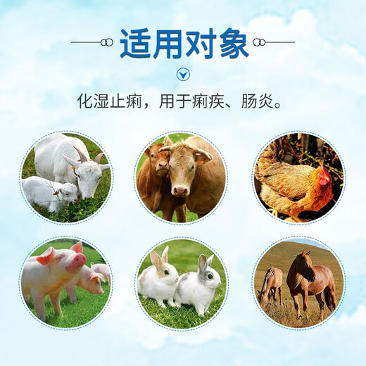 Lianyang Artisan Poultry Intestinal Health Intestinal Health Genuine Chicken, Duck, Goose, Pigeon, Quail, Pig, Beef and Sheep Yellow White Green Water Informed Feed Additive Intestinal Health Intestinal Health 100g/bag*1 bag