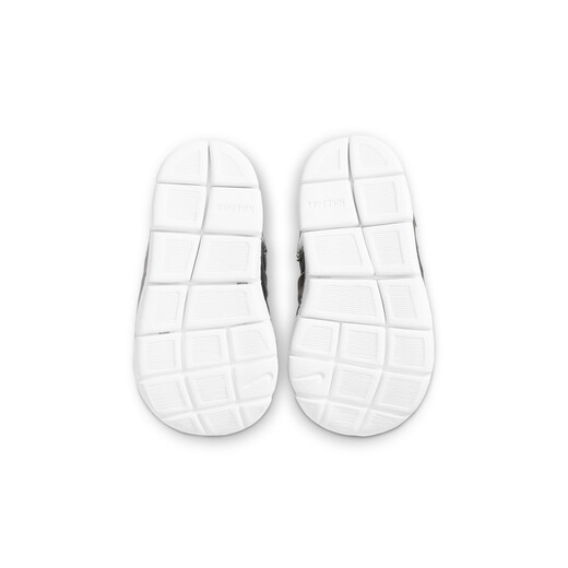 Nike caterpillar baby lightweight soft-soled sports shoes for boys and girls in winter, easy to put on and take off, one-on-one shoes NIKE 343938 013 coal black/white/black 25