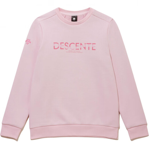 DESCENTE children's sweatshirt logo printed long sleeve gray 130