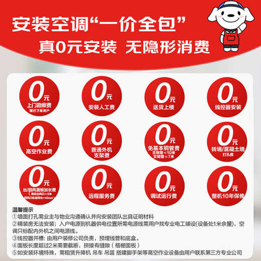 Haier central air-conditioning one-to-four and one-to-three household living room multi-split, one price all-inclusive, full DC variable frequency first-level energy efficiency embedded whole-house air conditioner Yunshu Pro+ large 6 HP first-level energy efficiency one to five, three rooms and two living rooms, 130 double fans