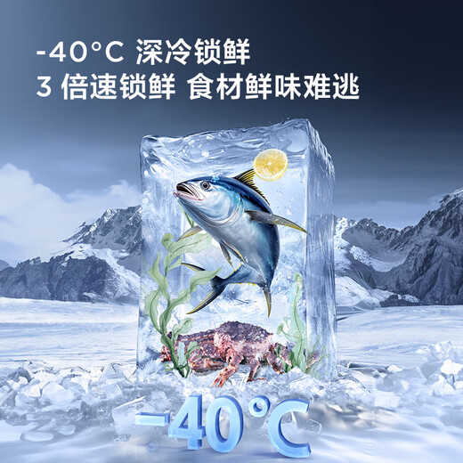 TCL 523L Cross Door Refrigerator Dual System Dual Purity Ultra-Thin Zero Embedded Bottom Cooling Large Capacity Refrigerator First Class Energy Efficiency Air Cooling R523T9-UQS National Subsidy