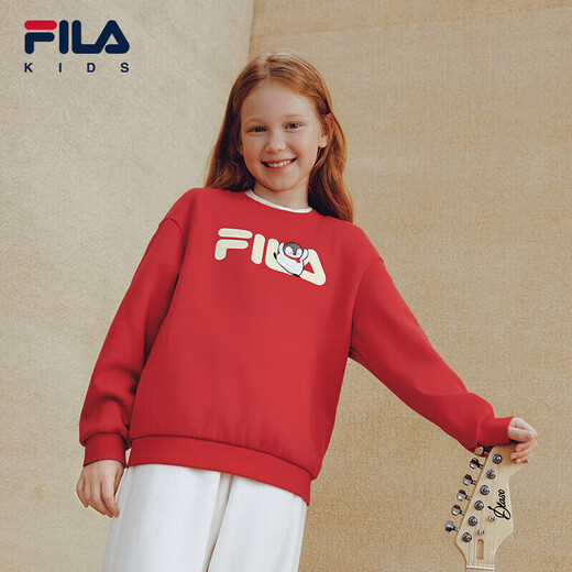 Fila Antibacterial Function Fila Children's Clothing 2025 Winter Boys, Boys and Children's Fleece Sweatshirts