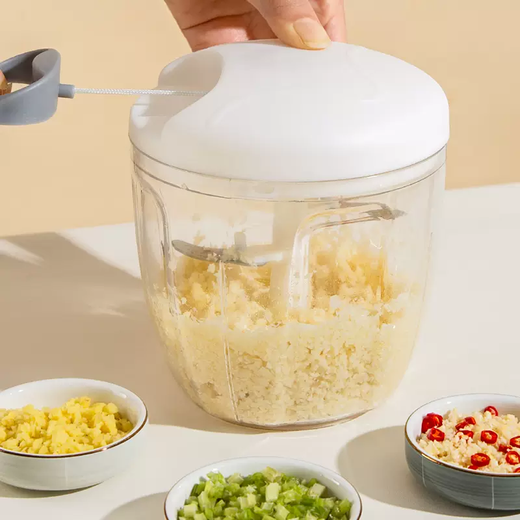 Yusenyi manual garlic mashed artifact household garlic mincer garlic minced garlic minced garlic minced garlic smasher five blades 900ML large green