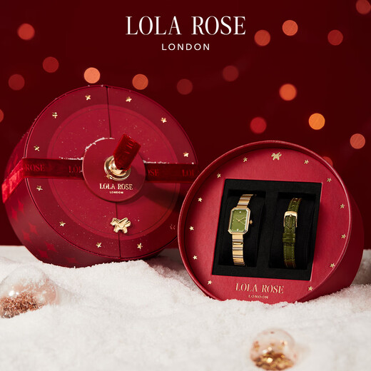 LOLA ROSE Lola Rose Sugar Cube Green Watch Women's Watch Girl's Birthday Gift New Year's Day Gift New Year's Gift for Girls