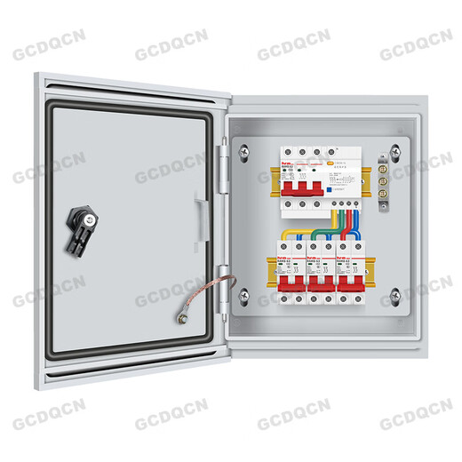 Complete set of distribution box three-phase four-wire 380V outlet 220V household factory electricity leakage protection custom-made distribution box People's complete set 1