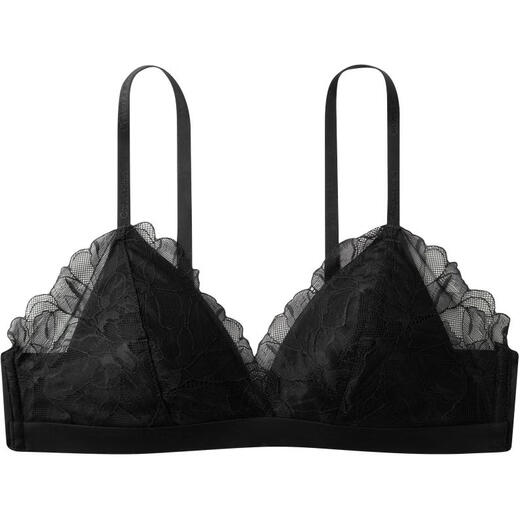 Calvin Klein Wireless Soft Support Sexy Bra Women's UB1-Space Black M Shopping Bag