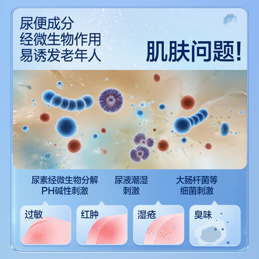 Reliable (COCO) absorbent deodorant and antibacterial adult pull-up pants L2 piece (hip circumference 95-120cm) underwear type diaper