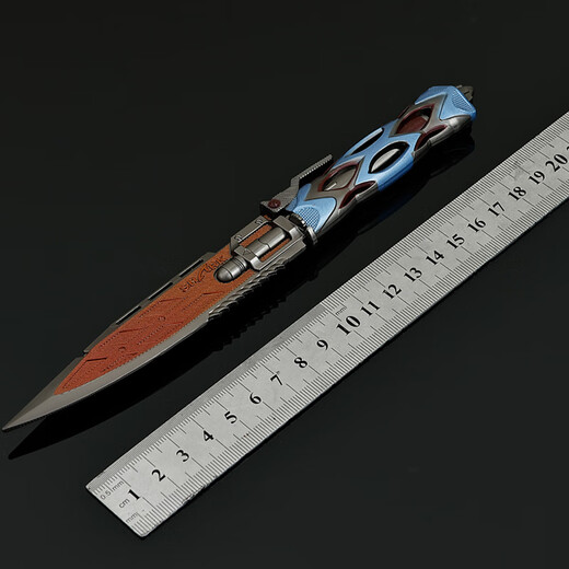 Cavity Tactical Knife Dark Zone Breakout Weapon Model Peripheral Jet Knife Skin Game Unedged Alloy Ornament Toy Cavity Tactical Knife 22cm