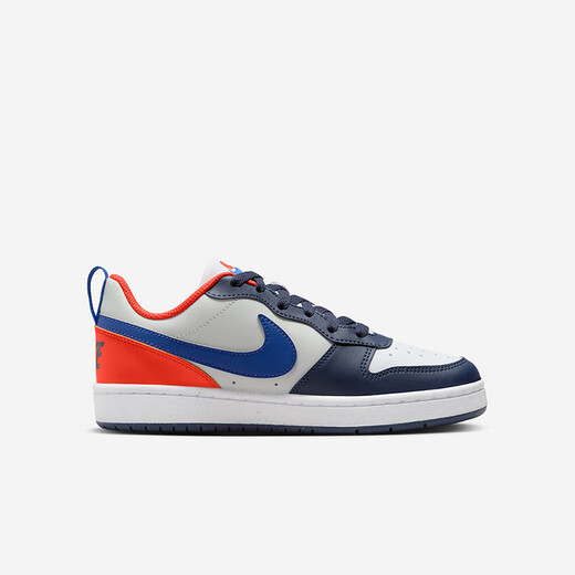 Nike Nike Мужская и женская повседневная обувь Court Court Borough Детская спортивная обувь модная белая обувь подростки подростки