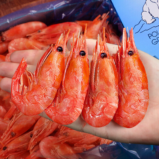 Bianxian Greenland imported Arctic sweet shrimp with belly seeds 912Specifications Net weight 3Jin Jin is equal to 0.5kg/box-Direct delivery from the source