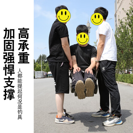 Makedi fishing rod bag canvas bag new waterproof lightweight large capacity portable sea rod bag multi-functional fishing bag fishing gear bag 80cm double layer composite thickening