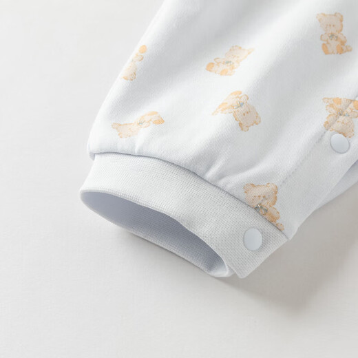 DAVE&BELLA baby girl's Category A jumpsuit spring clothing boy's cotton romper baby printed harem