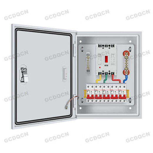 Complete set of distribution box three-phase four-wire 380V outlet 220V household factory electricity leakage protection custom-made distribution box People's complete set 1