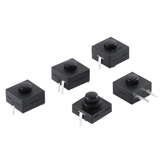 Strong light flashlight switch button self-locking in-line patch small switch accessories power switch micro push type 1712KD_self-locking_patch 2 feet no Specifications