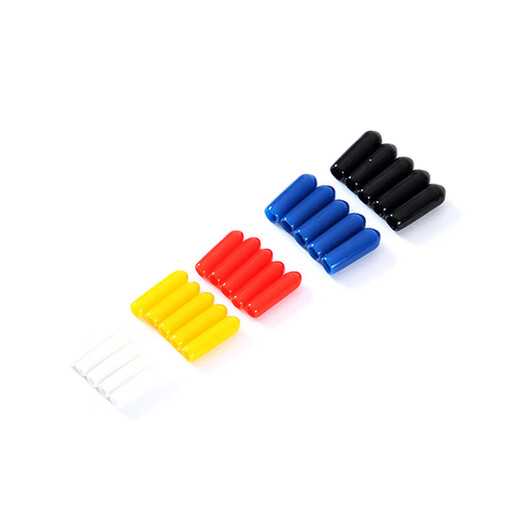 Wire protective cover, insulating cap, protective cap, sealing cap, cable spare core sealing cap, thread protective sleeve, wire core sheath, red 1.5 square meters (500 pieces)