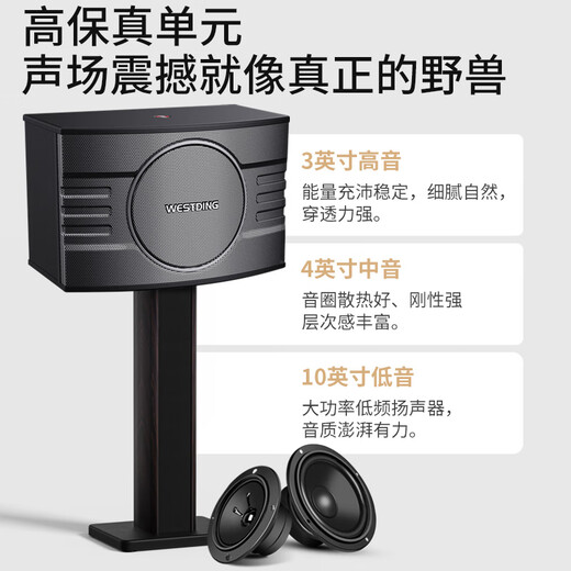 Westin Home KTV Audio Set Singing Complete Equipment Karaoke Cinema Conference Stage Commercial Supermarket Home Living Room Newly Upgraded 108 Speaker Set 108 Ultimate Edition +393+K82