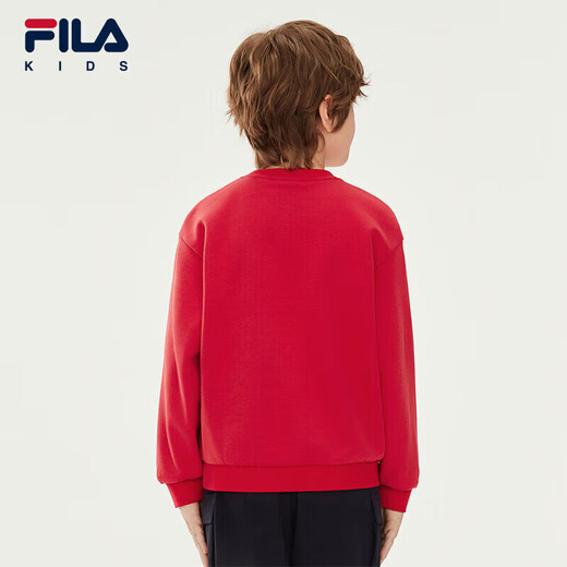 Fila Antibacterial Function Fila Children's Clothing 2025 Winter Boys, Boys and Children's Fleece Sweatshirts