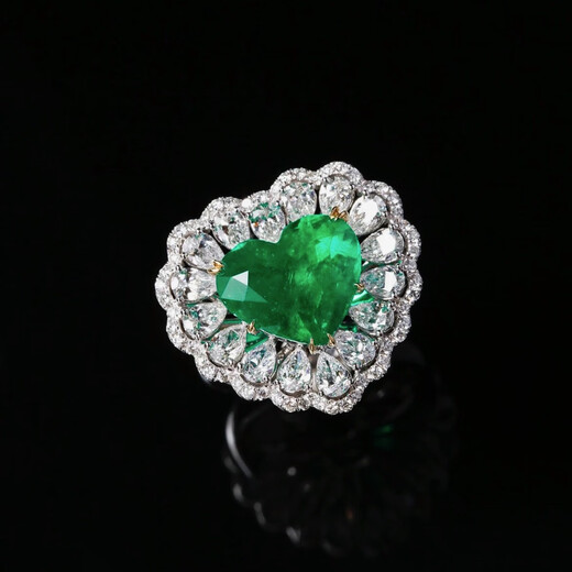 ROYALPICK emerald ring 2.54 carat necklace pendant dual-purpose diamond 18K gold collection gift for wife