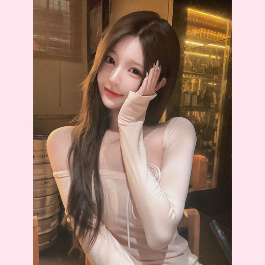 T TiTi beautiful girl pure lust hottie sexy slim tube top skirt with long-sleeved jacket two-piece set two-piece set S