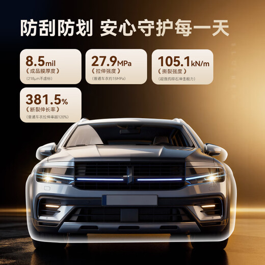 Invisible car cover made in Tokyo, full body film 8.5mil TPU transparent film material car film anti-scratch paint protection film package construction Audi Tesla Xiaomi YU7 Ask the World