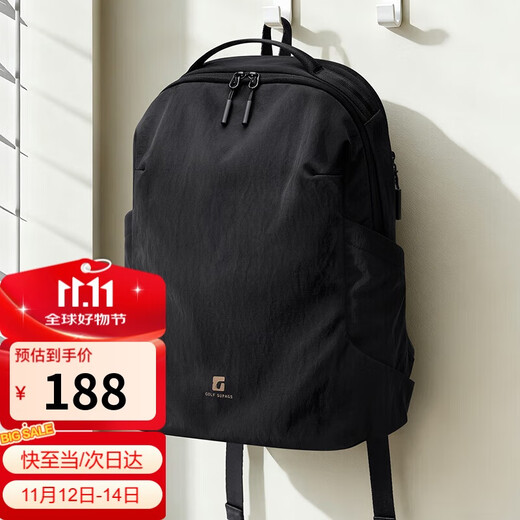 Golf (GOLF) backpack men's travel backpack men's and women's 16-inch computer bag student school bag lightweight leisure sports backpack
