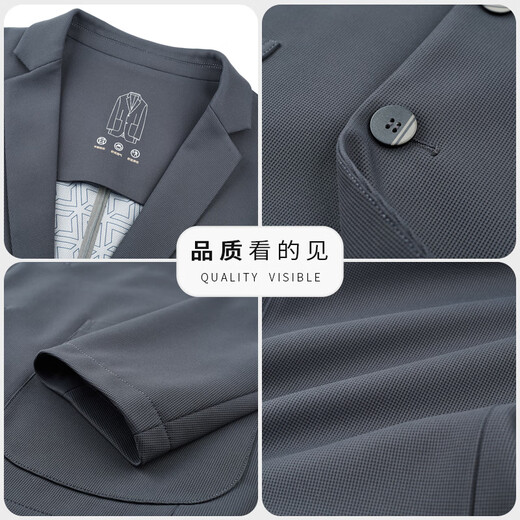 AX Armani Men's Western Autumn New Slim Business Casual Jacket XF23 Khaki M 170 (95-120Jin Jin equals 0.5kg)