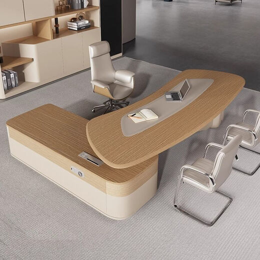 Boss desk simple modern light luxury desk executive desk president creative manager desk and chair combination office furniture 1.8 meters boss desk