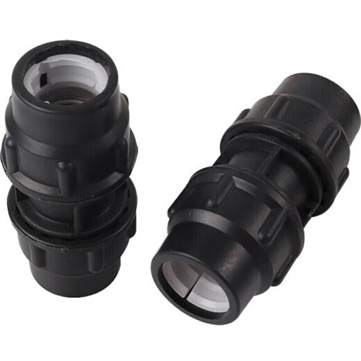 Steel pre-worked products PE quick and direct PE pipe quick union PE water pipe hot-melt-free quick joint Tap water pipe quick and direct joint PE emergency repair joint telescopic joint 32mm (1 inch) one