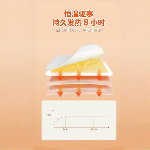 Warm patch warm baby patch self-heating mugwort warm patch motherwort warm patch hot compress anti-cold warm patch mugwort warm patch 3 pieces - 12H fever