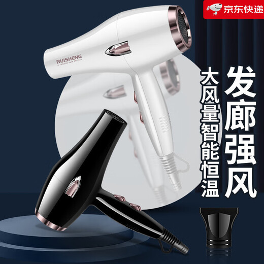 Philips (PHILPS) same German quality personal care home appliance hair dryer high power household strong air hot and cold air blue light negative ion hair dryer fashion white 35000 strong air free three plus manicure quick drying styling quality assurance