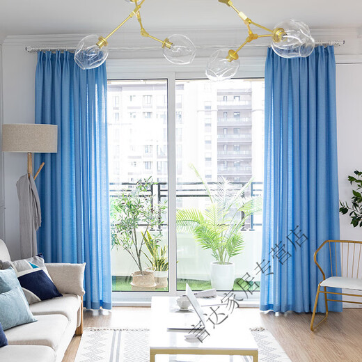 Curtain gauze curtain light-transmitting opaque gauze bay window white gauze balcony gauze partition living room semi-blackout window gauze white fabric thickened tangled gauze-white width 1.0*height 1.3 hook style one piece