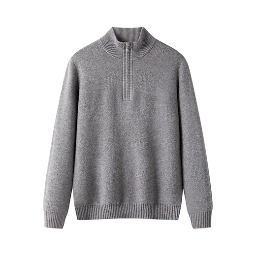 Hengyuanxiang 91.3% wool wool sweater for men in autumn and winter new style including cashmere thickened daily knitted sweater base layer sweater pen lime 2XL /185/100A