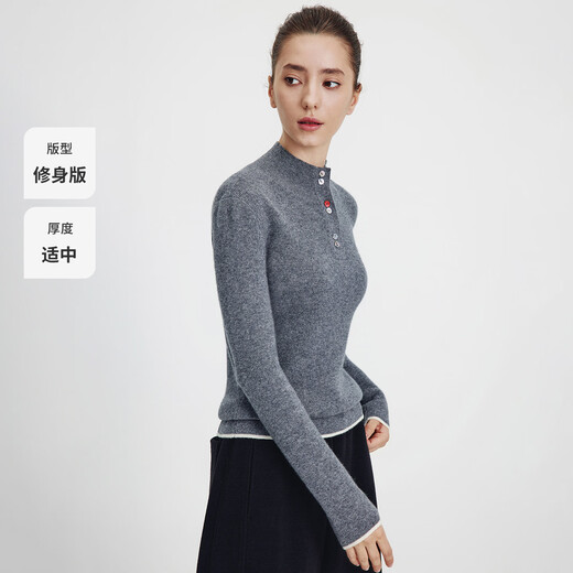 Navikel Italian dinghy 25 autumn and winter new women's wool cashmere sweater slim bottoming sweater 2334045504