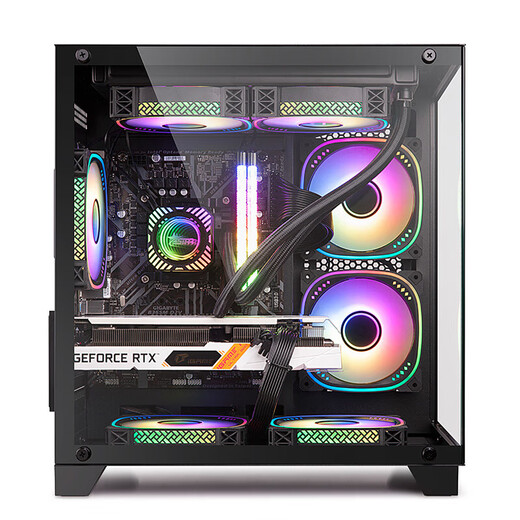 ASUS AMD Ryzen R5 5600/7500F/RX6750GRE/RTX5060TI graphics card assembly computer host gaming e-sports design complete machine DIY assembly machine configuration three R5 5600+RX6750GRE host