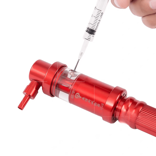 Fire smoke gun telescopic two-in-one smoke and temperature detection instrument testing equipment ABS-YW11 (spiral type)