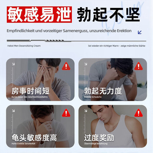 HEBST desensitizing cream glans sensitivity, premature ejaculation, fast ejaculation, men's special medicine to repair cavernous body, reduce sensitivity and delay