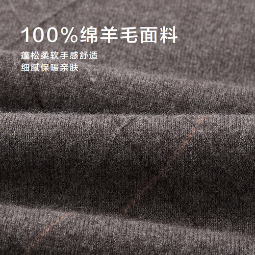 Heilan House (HLA) cardigan men's 25 autumn and winter new style half turtleneck pullover warm slim stylish top men's sweater medium gray pattern J4 S /165 recommended 57~62kg