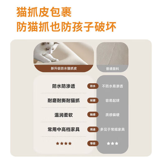 Fantasy Dressing Table Bedroom Drawer Cabinet Integrated Table Bedside Table Small Milk White 80cm Dressing Table + Cabinet + Edged Round Mirror + Round Stool AP31 Solid Wood Frame + Three Drawer Cabinets