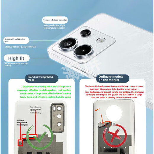 Original suitable for IQOO Neo8 glass back cover iqooneo8pro back shell mobile phone battery cover back screen shell surf green tempered glass back cover/shell IQOO Neo8/Neo8