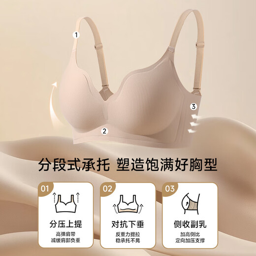 Urban Beauty's Year of the Horse Red Underwear Women's Small Breast Gathering Secondary Breast Bra Cloud Cup Seamless Soft Support Bra