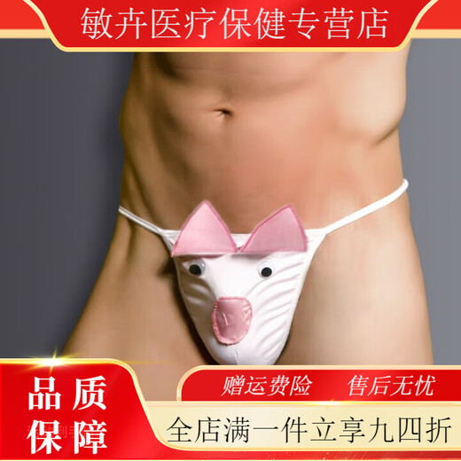 Universal cartoon sexy sexy underwear men's T-pants role-playing passion-free thong sm pants for sex Flying Piggy Underpants