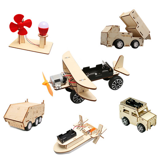 Beijing Yanxuan Elementary School Science and Technology Small Production DIY Handmade Classroom Production Materials Children's Science Experiment Physics Toys Remote Control Paddle Steamer Advanced Edition
