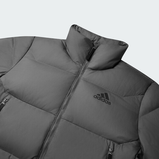 Adidas 600 Puff Comfortable Casual Warm Duck Down Down Jacket Men's Autumn and Winter Adidas Official Light Sports Gray M