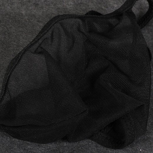 Men's sexy stockings underwear thong ultra-thin transparent breathable sexy seamless briefs T library fully transparent black one size fits all recommended 80-170Jin Jin equals 0.5 kg within