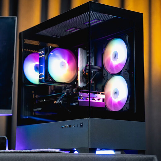 ASUS family bucket i5 14600KF/12600KF/5060/5060TI/5070 TUF assembled computer e-sports game live broadcast AI productivity host DIY complete machine configuration six 14600KF+RTX5060 advanced version